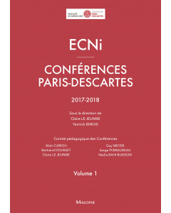 ECNi : Conférences Paris-Descartes Volume 1  2017-2018